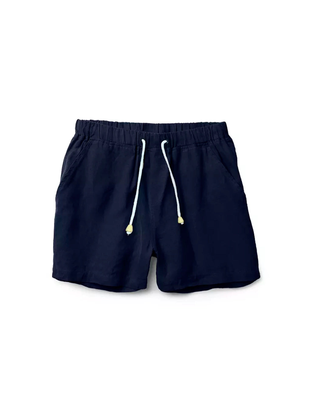 Linen Shorts (Navy Blue)